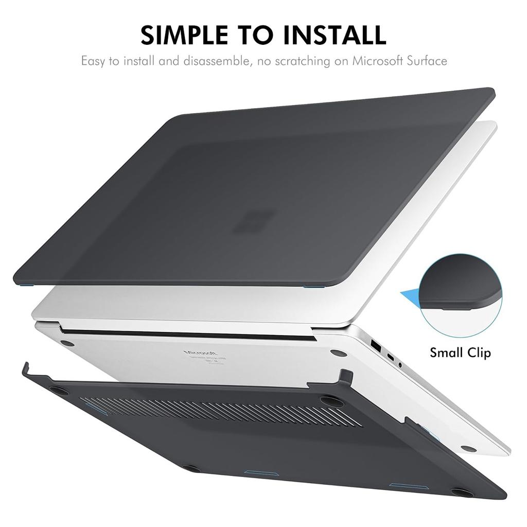 ENKAY HAT PRINCE For Microsoft Surface Laptop 5/4/3 (1872/1873/1953/1979) Matte Laptop Case Hard PC Anti-fingerprint Shockproof Cover