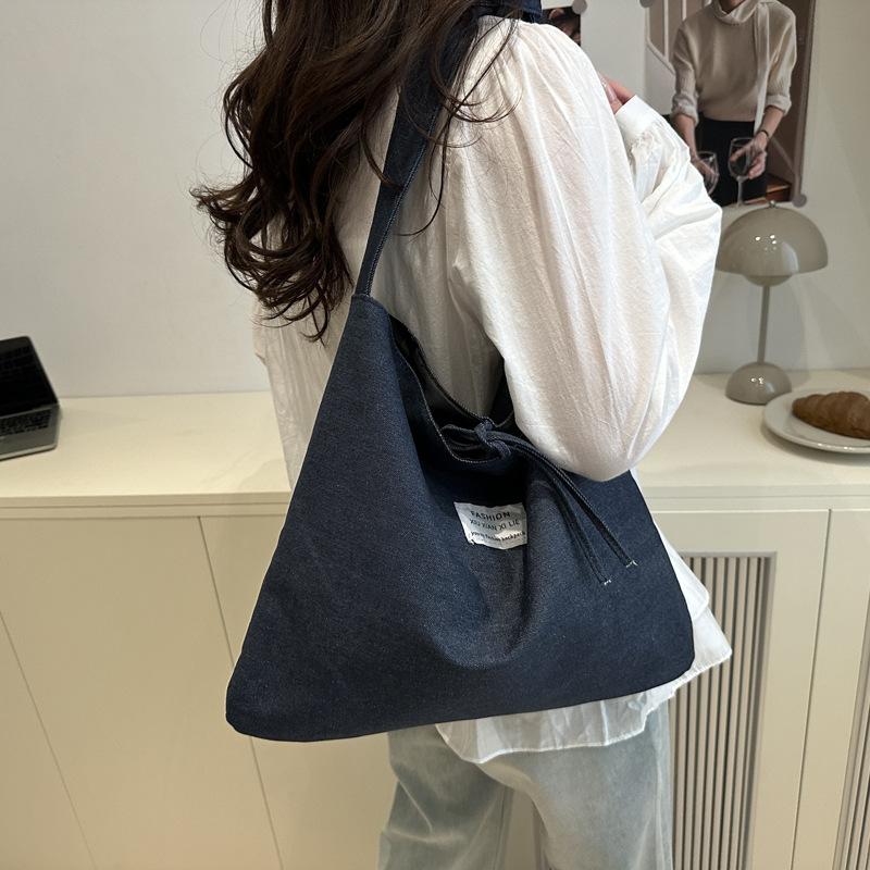 Retro spring national style slack cloth bag 2025 light spring wear large-capacity shoulder tote bag