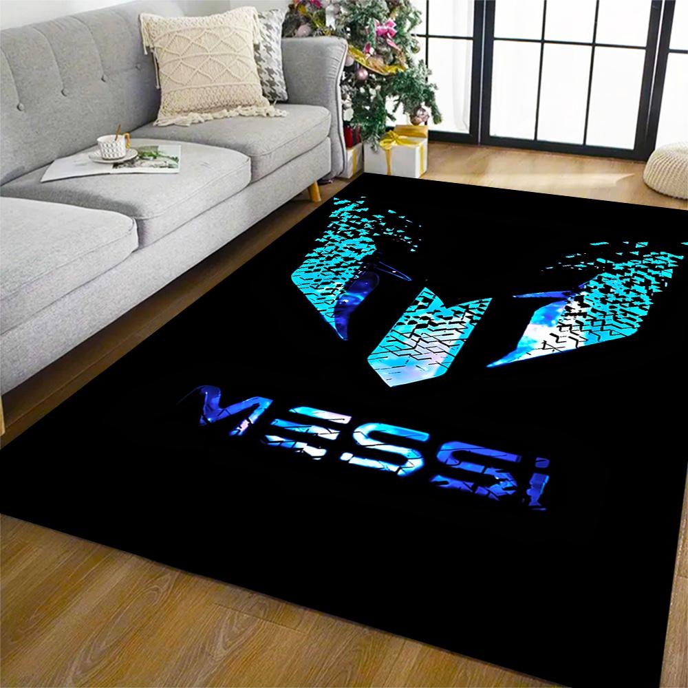 Messi's Legacy Soccer Floor Rug Office Rug Design for Hallway Game Room Decorate room Bedrooms Antislip Carpet Office home decor