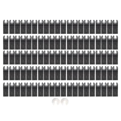 100 Pcs Oscillating Tool Blade 34mm Tooth Width Professional Universal High Carbon Steel Multitool