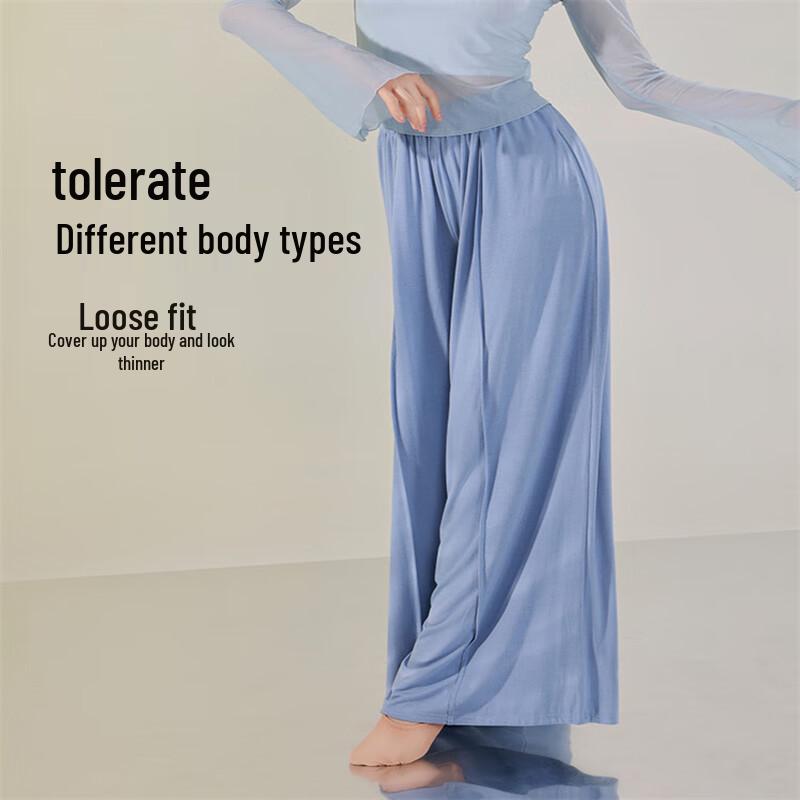 OEING Women's Wide-Leg Dance Pants