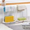 Rag Drain Rack Multi-functional Kitchen Dish Cleaning Tool Storage Rack Clean Towel Rod Kitchen Sink Washing Cloth Drain Rack