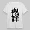 Men's Comfortable Plus Size Classic T-Shirt Dynamic Typography Action Motto
