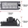 NSLUMO LED License Plate Light Assembly Compatible with 2014-2020 WK2