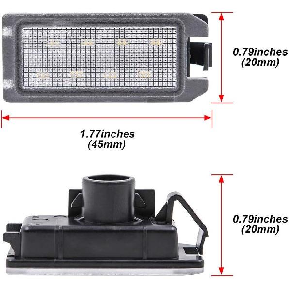 NSLUMO LED License Plate Light Assembly Compatible with 2014-2020 WK2