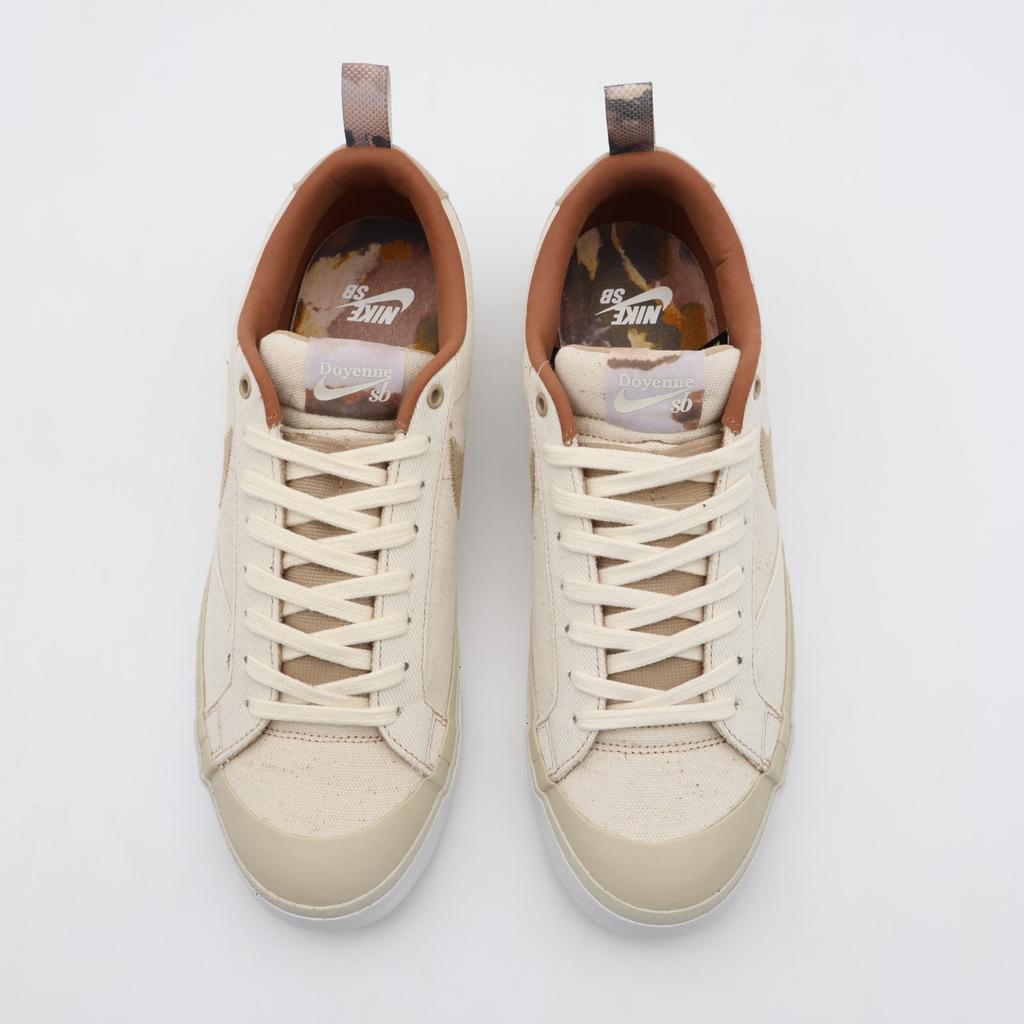 DZ3406-100 Doyenne A Nike SB Blazer Low Coconut Milk and Rattan Sail Brown Beige