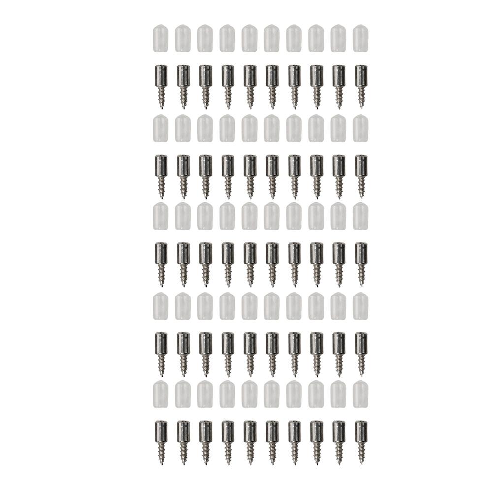 Self Tapping Screw Layer Plate Holder Wardrobe Storage Rack Screw Fixed Support For Wooden Cabinets Wardrobes Glass Laminates