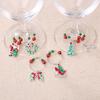 Table Decoration Xmas Marker Christmas Pendants Christmas Decoration Party Accessories Wine Rings