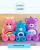 Creative Rainbow & Angry Bear Plush Toy - Cartoon Doll, Perfect Children's Birthday Gift