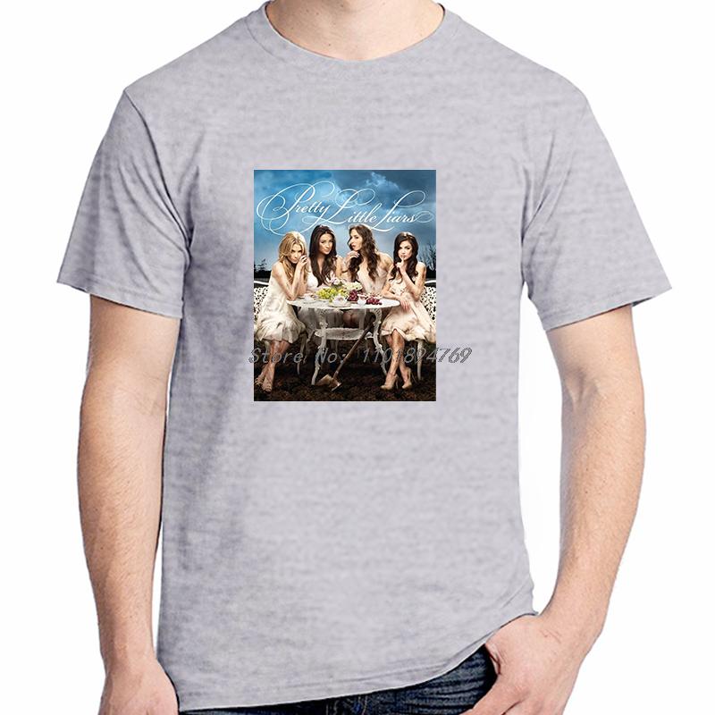 New Pretty Little Liars Summer Fashion Unisex Cotton Short Sleeve Tshirt High Quality Tees Tops Streetwear Unisexs Clothing