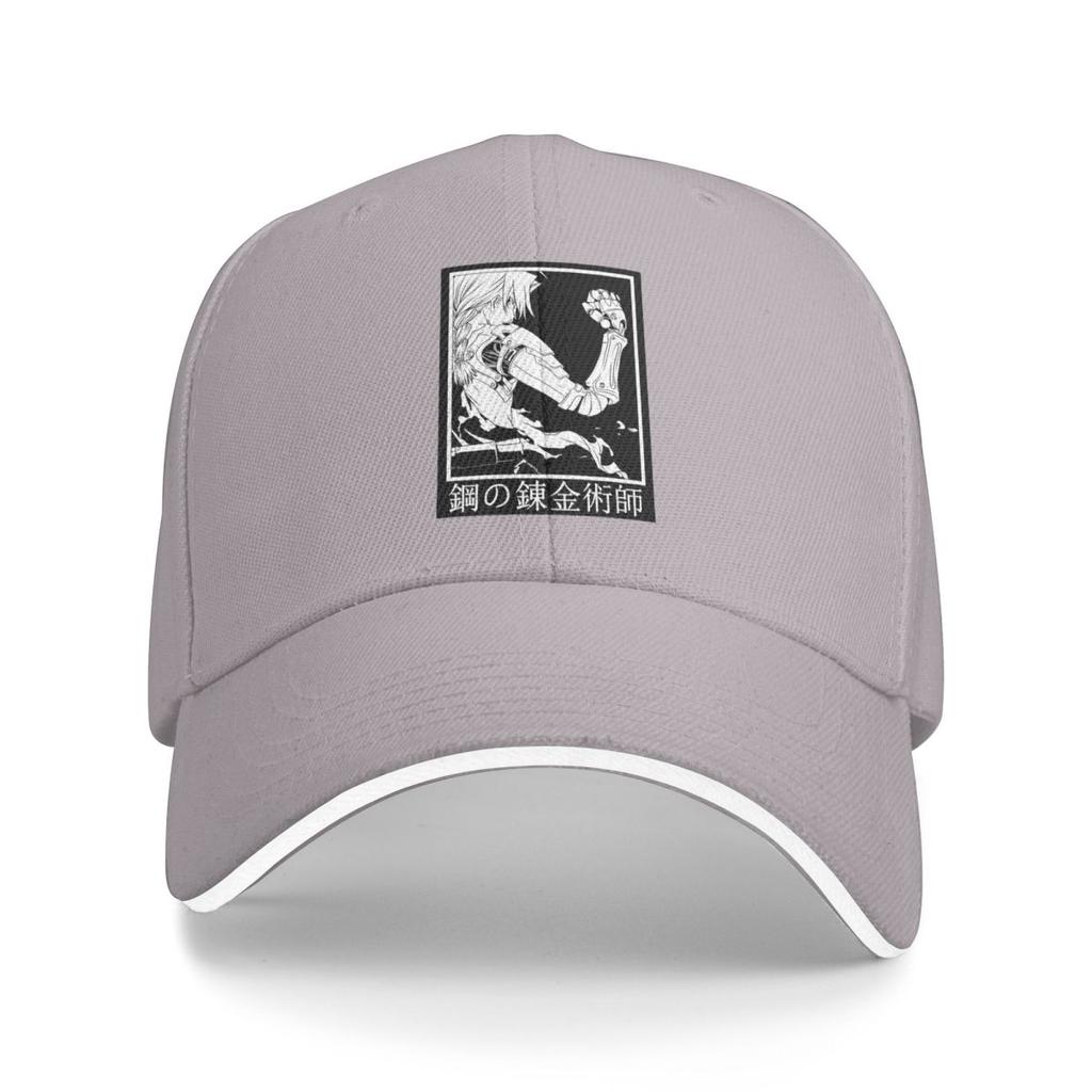 Unisex Baseball Hats FULLMETAL ALCHEMIST Outdoor Streetwear Summer Sports Baseball Caps Hip Hop Cap Casquette