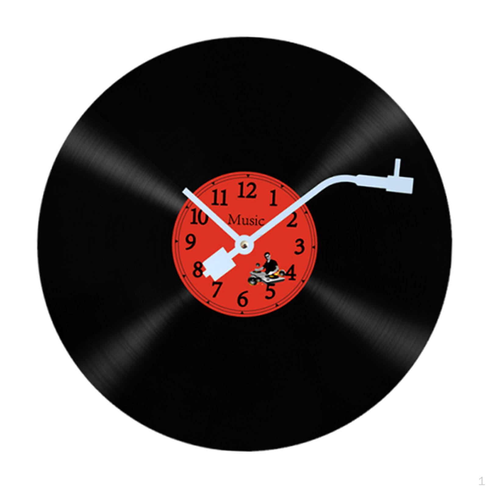 

Настенные часы Украшение Декор Без тиканья Легко читать Легкий Вес Искусство для Фермерского дома Спальни