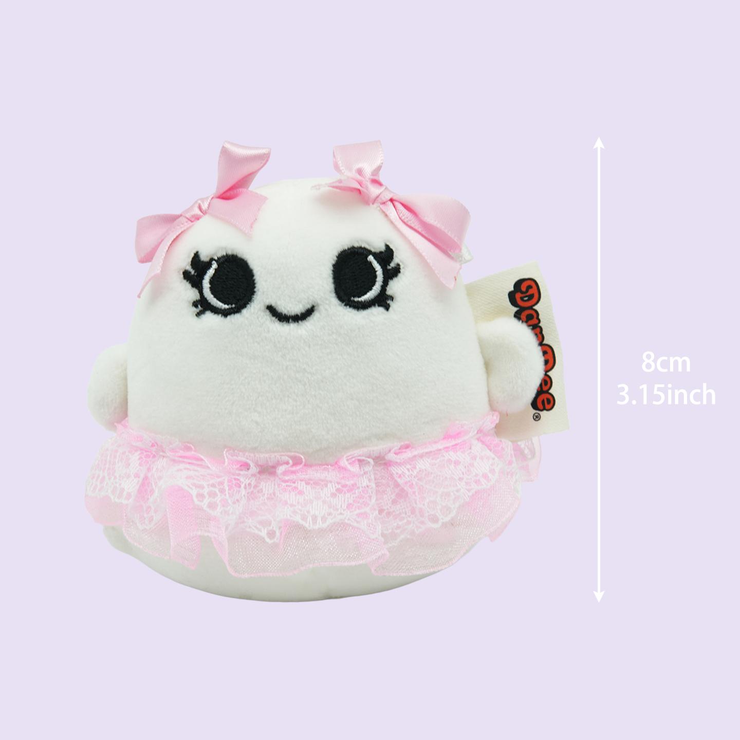 Treasuringu Geist Plüschtier Cartoon Herz Geist Kuscheltier Lustiger Halloween Plüschtier Heimdeko Halloween Geschenke