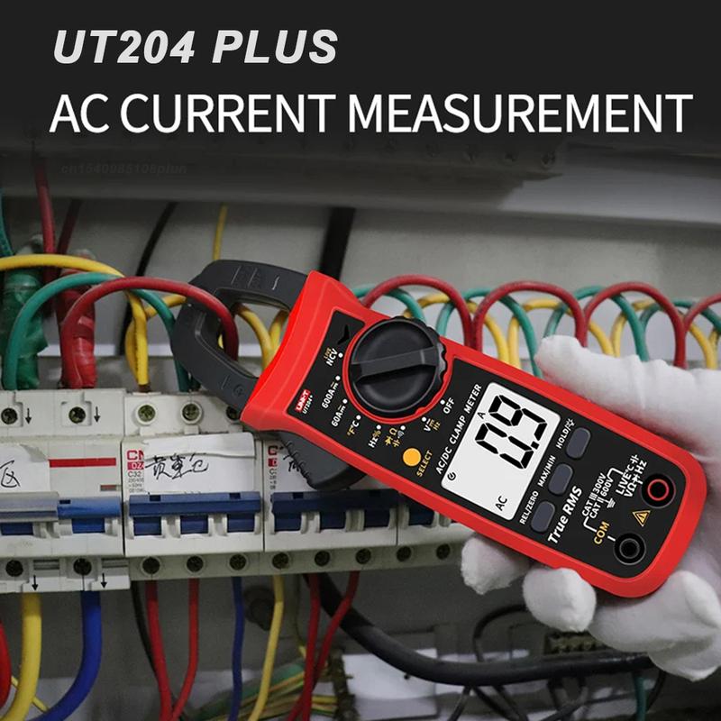 UNI-T Clamp Meter UT210E UT210D UT204 PLUS Current Pliers Hook Ammeter Digital Multimeter Professional Electrical Multi Tester