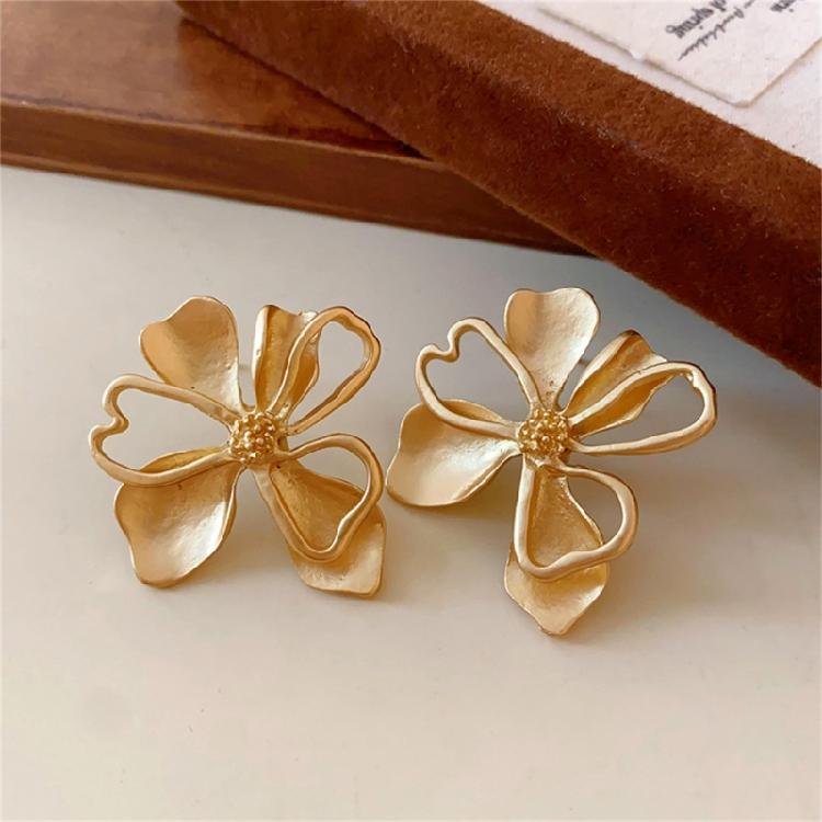 Böhmische Stilblumenohrringe Geometrische Hängeohrringe für Damen Suchen Sie Einzigartige Designs Mode-Statement-Stücke