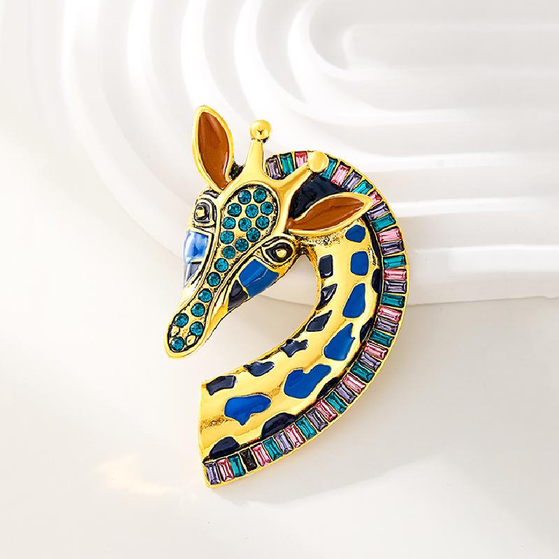 

Giraffe s Colorful Giraffe Animal Accessories Vintage Accessories Animal Brooch 3*5CM