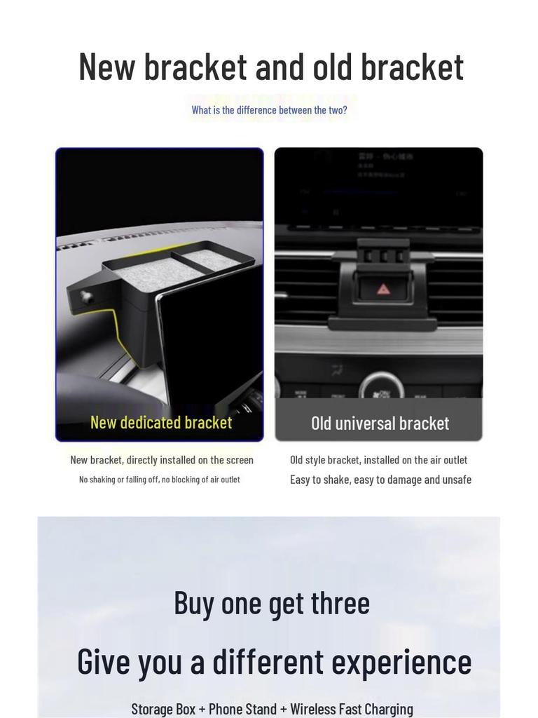 BYD Seagull Car Mount Vitality Edition: Black Tech Interior Accessory