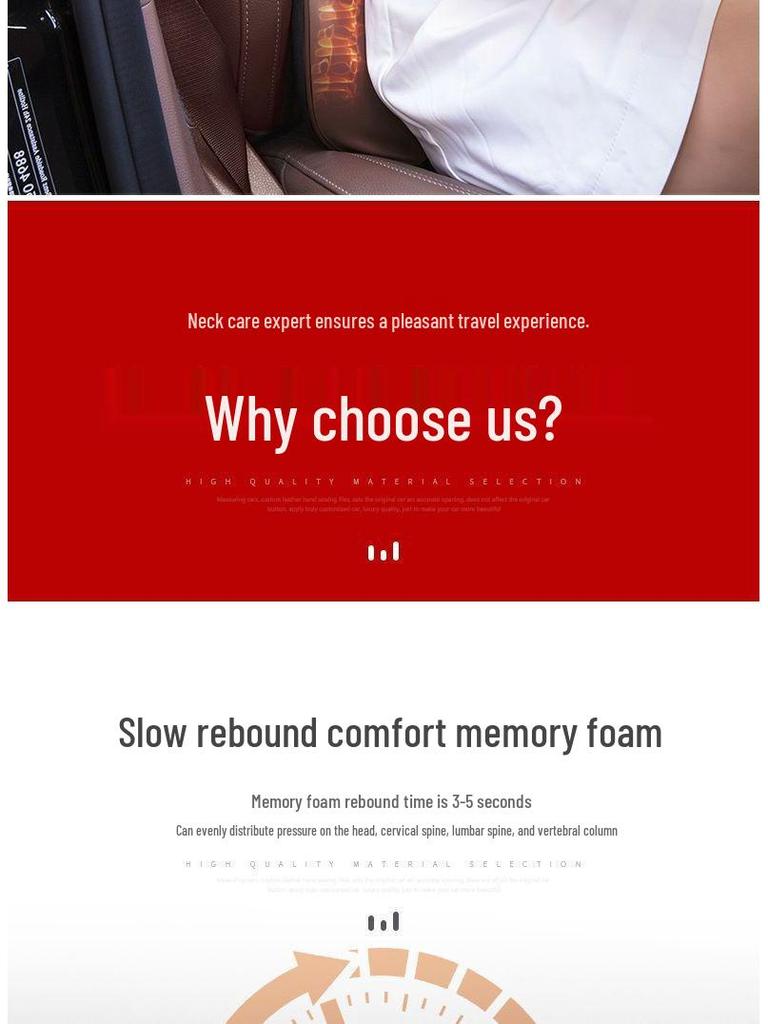 Toyota Kopfstütze & Lendenwirbelstütze (Camry, Highlander, Avalon, Levin, Corolla, RAV4)