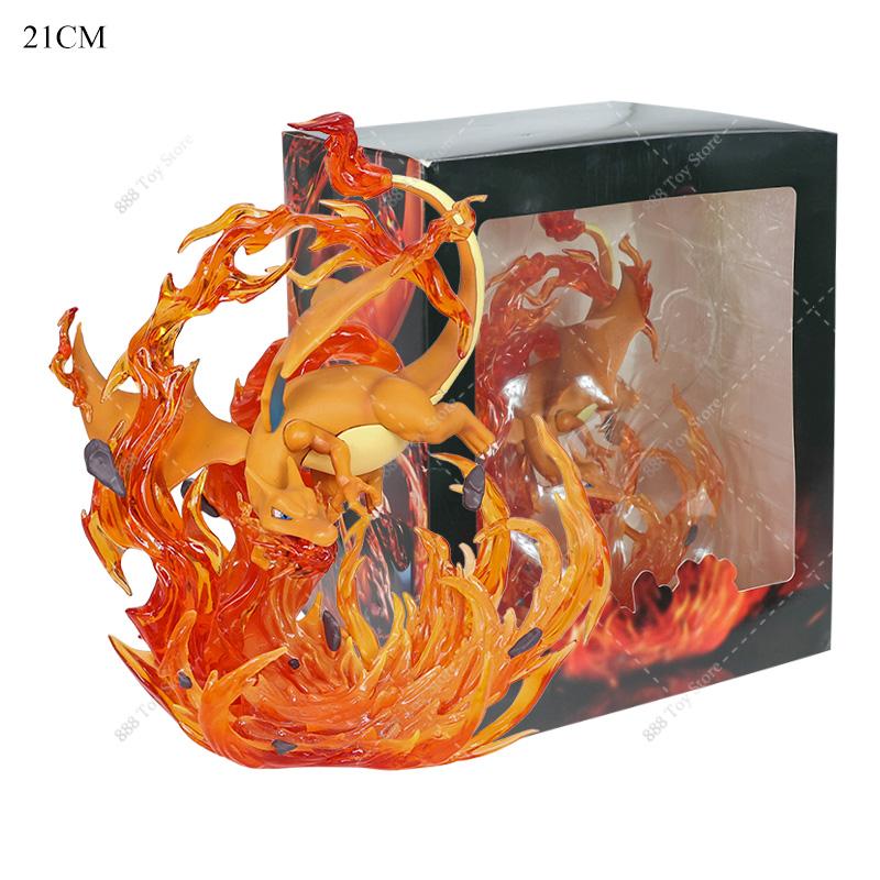 Action Model  Gk Charizard Figures 120 Amazing Museum Collectible Dolls Pvc Anime Figure Shiny Charizard Statue Gifts