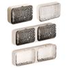 Adhesive Soap Dish with Glacier Texture Design Drainage Holes Bathroom Organizers Wall Mount Storage Organizers