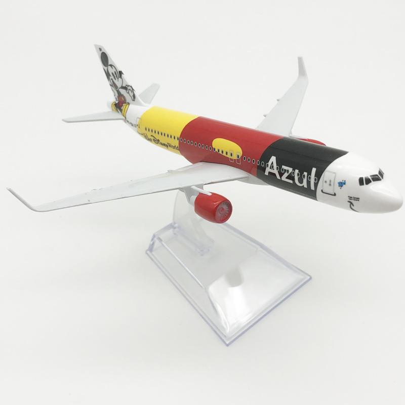 

16CM Alloy Airplane Model Mouse Aviation Airbus 320 Collectible With Landing Gear Children s Toy Gift Hobby