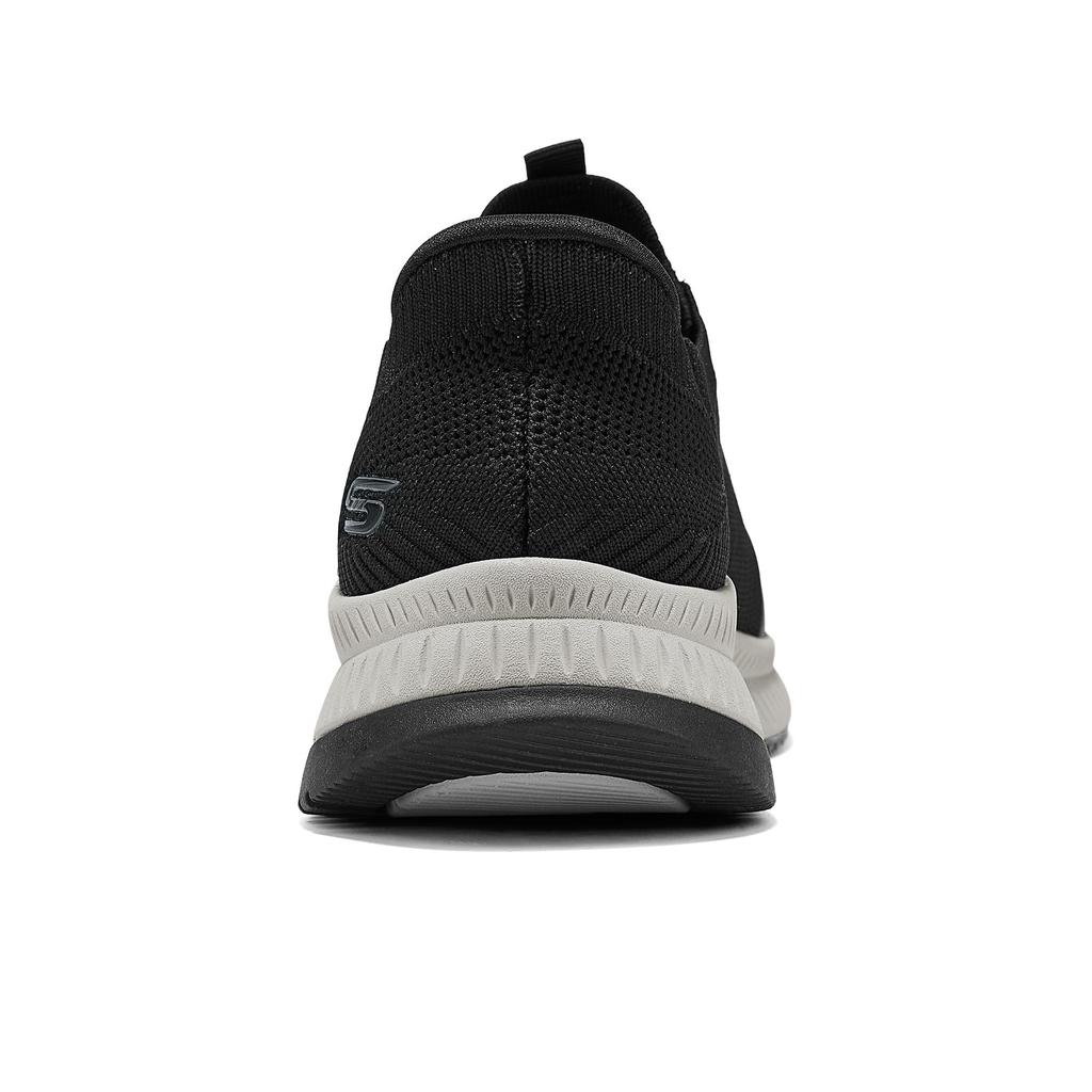 Skechers Bob's Men Black Slip Ins Walking Shoes Comfort Soft Sole Breathable Cushion 118415-BLK