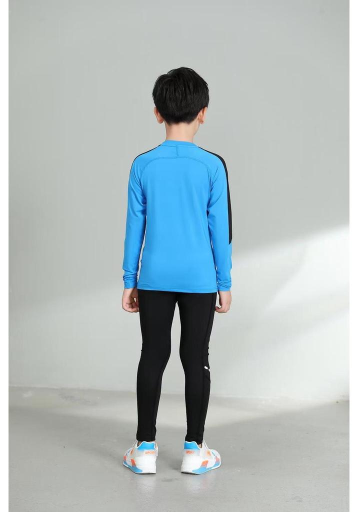 Unisex Quick-Dry Compression Sportswear Set: Long Sleeve & Elastic Pants for Fitness and Running