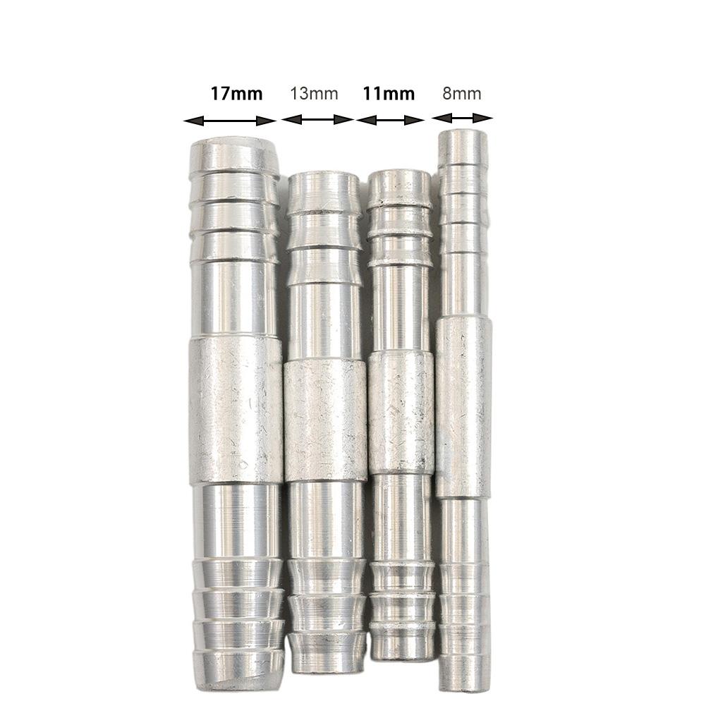 Car A/C Hose Barb Straight Splice Push In Fitting Aluminium 8/11/13/17mm Automotive Interior Accessories