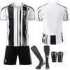 Sezonul 2022-26 Sezonul 7 Chiesa 9 Hovic Negru Alb Jachetă de Fotbal Ediție pentru Copii Set Tricou de Casă Juventus