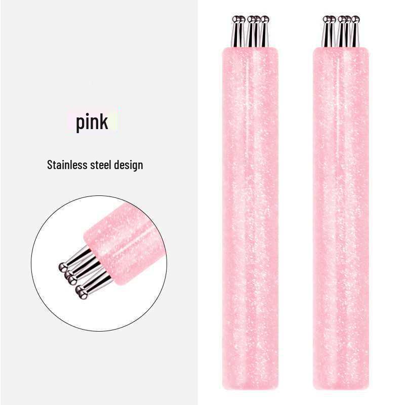 Multi-color Double-ended Silicone Dotting Pen for Mandala & Flower Nail Art