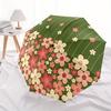 1pc Floral Pattern Auto Umbrella - Auto Open/Close Folding Umbrella with Reinforced 8-Rib Frame, 124