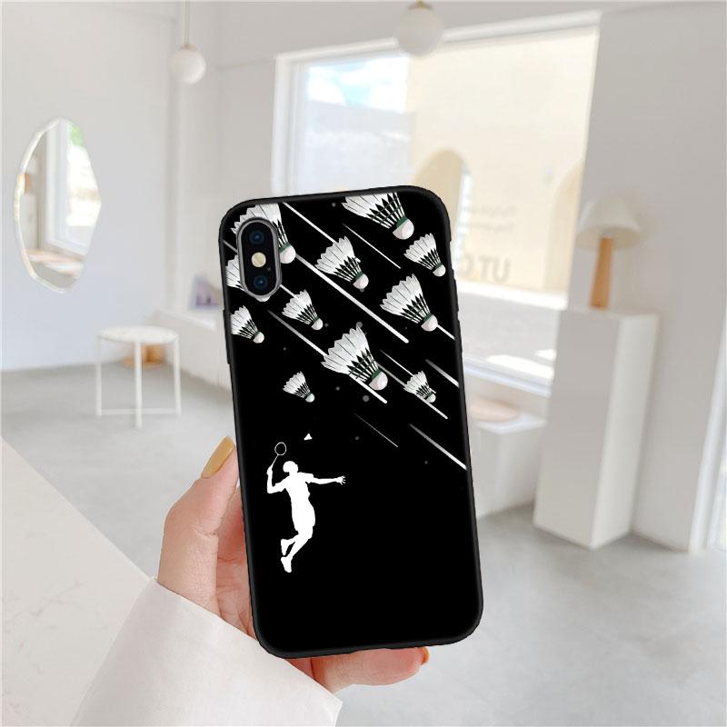 LO13 Badminton Sports Soft Shell Phone Case for Redmi Note 13 14 Pro+ Plus A3 A3X 13X 13C 13R 14S 14C 14R