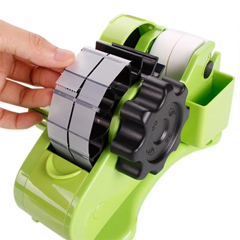 Reusable Thermal Tape Dispenser with Compartment Tape Holder Semi-Automatic Tape Dispenser Office