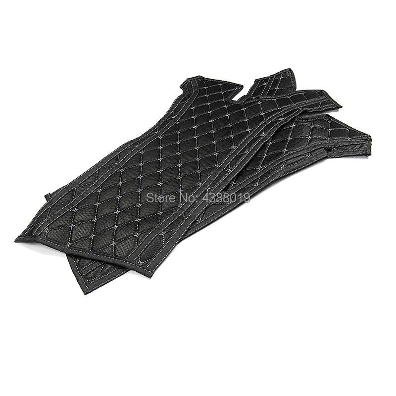 My Good Car  Styling leather B Pillar Anti-kick Protective Mat Pad Cushion Case Stickers For Toyota RAV