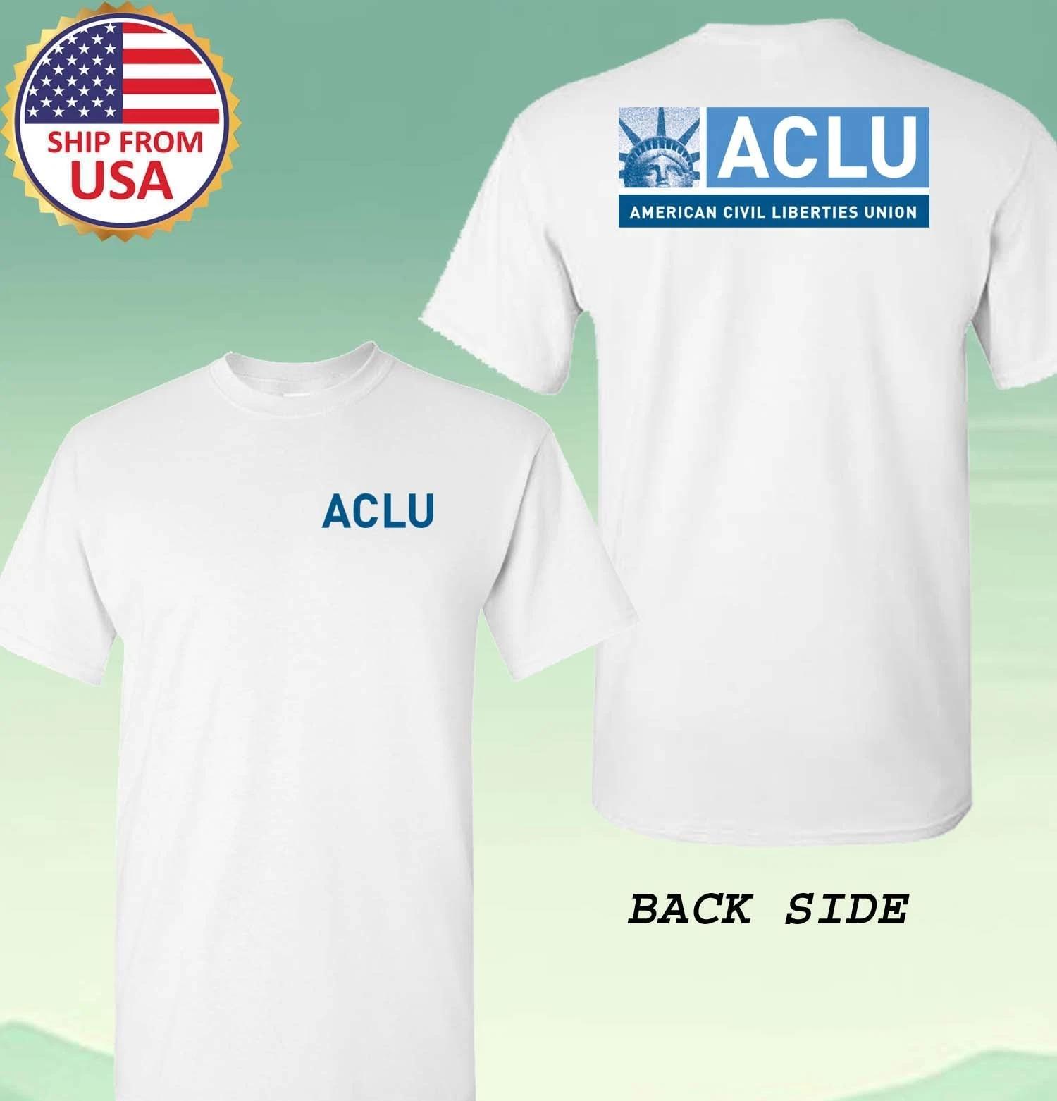 ACLU American Civil Liberties Union Men s White Size S-5XL M