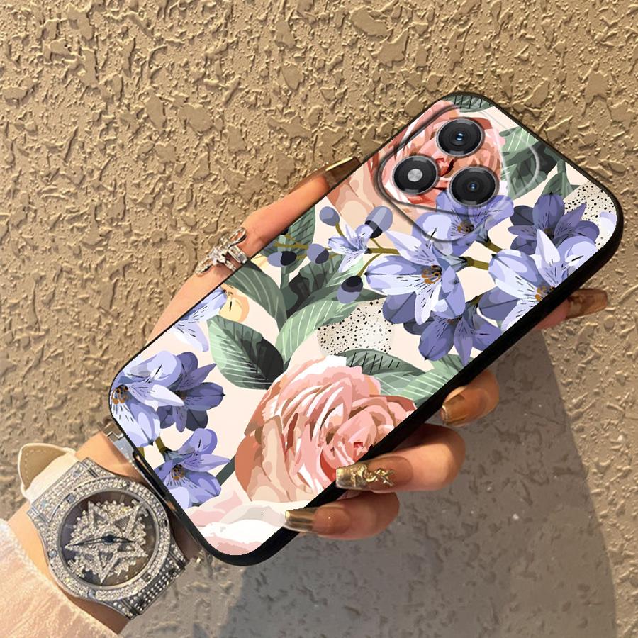 Beautiful Flowers Case for Honor 8X X7 X5b 70 X6 200 400 Lite Magic5Lite 90 X9a X8 Funda Phone Cover
