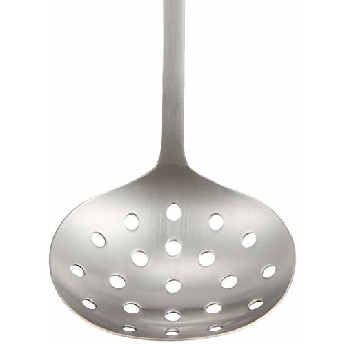 Sato Metal Industries SALUS Nico Schöpfkelle mit Löchern, Hergestellt in Japan