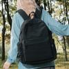 Zaino scolastico giapponese semplice tinta unita zaino leggero per pendolari grande capacità zaino scolastico per studenti casual versatile zaino da viaggio per esterni