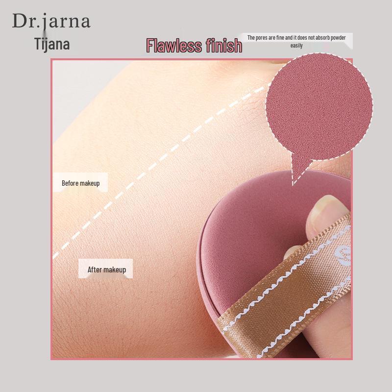 Tijuana Double-Sided Round Makeup Sponge Puff DJ-239 - Soft, Non-Absorbent Cushion for Powder Application