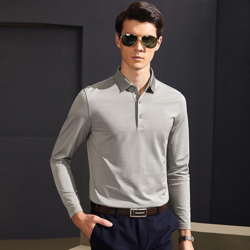 

Antonio Men s Mulberry Silk & Cotton Blend Business Polo Shirt XXXL