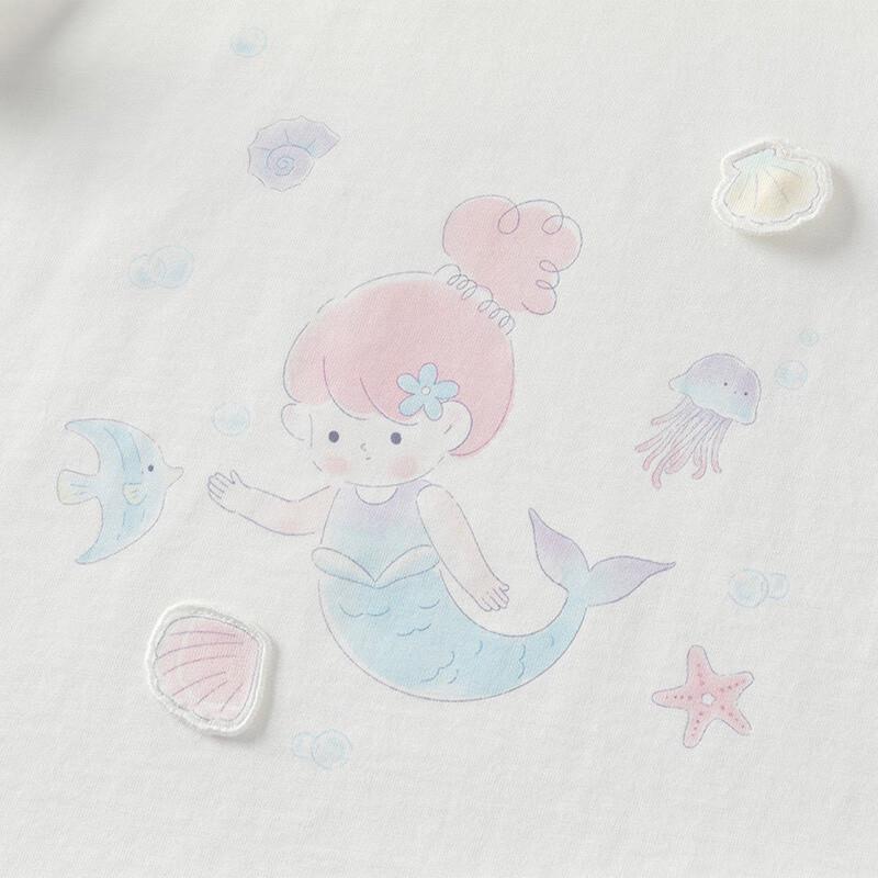 David Bella Girls' Short-Sleeve Cotton T-Shirt