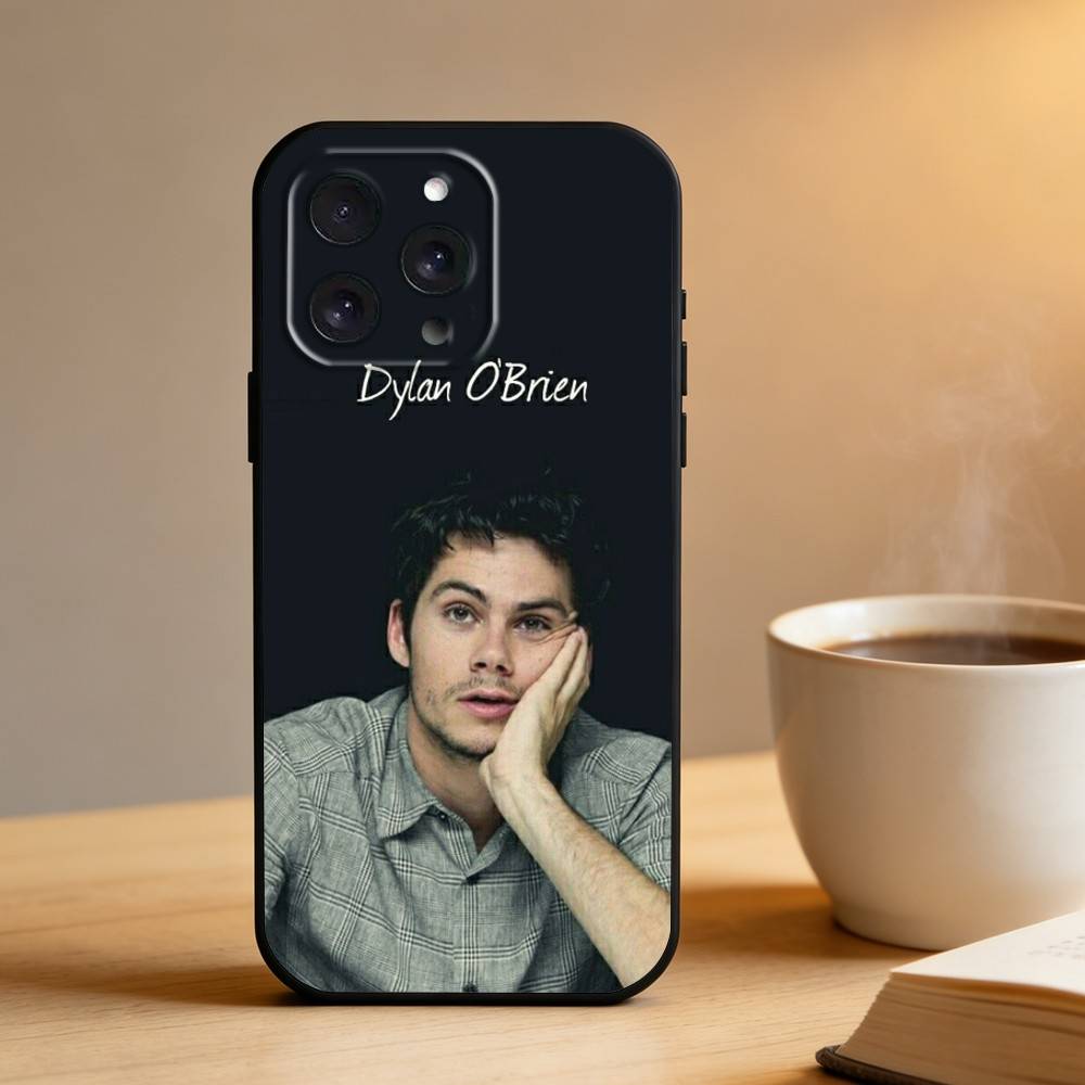 D-Dylan O Brien  Phone Case For iPhone 16,15,14,13,12,17,Pro Max,Plus Silicone Black Case iPhone11PROMAX
