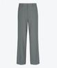 Legasi S/S Semi-Wide Elastic Waist Slacks - Melange Gray