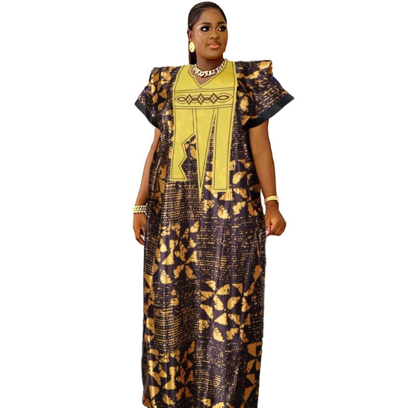 Plus Size Women's New Fashion Print Maxi Dress