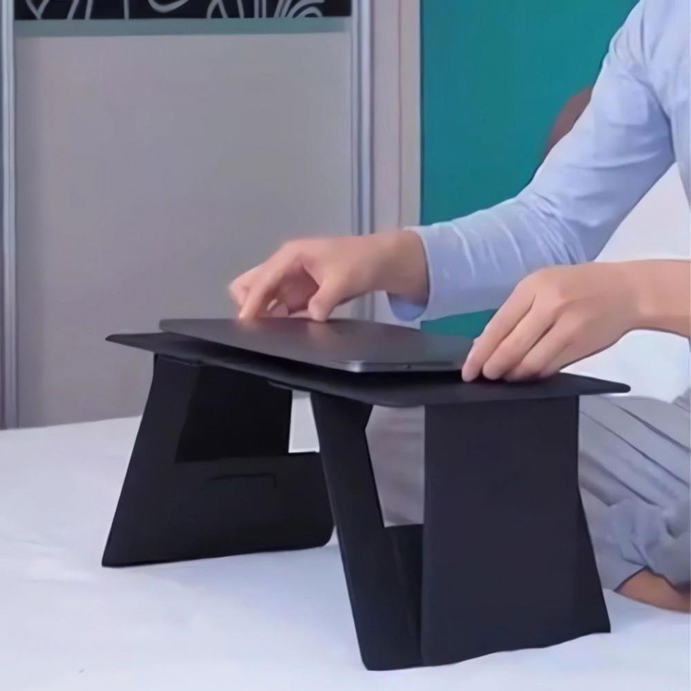 Foldable Computer Support Black Bed Breakfast Table New Computer Holder