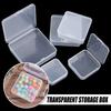 Portable Square Packing Storage Box Plastic Durable Small Items Case Sundries Organizer Transparent Power Tools Holder Durable