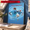 Haaland Customize Your Name Diamond Painting Round Diamond Diy Frameless Holiday Artwork Suitable For Home Office Wall Decoration