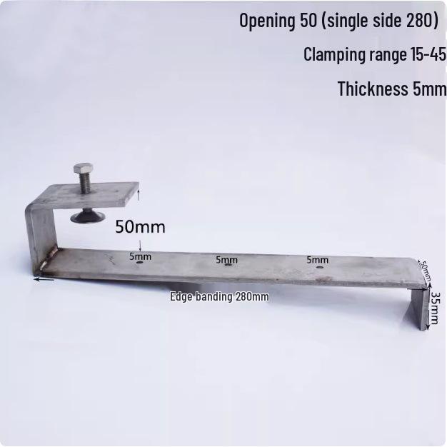 C304 Tiger Claw U-Shaped Stainless Steel Pipe Clamp