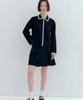 Ohkukka Lace-Trimmed Knit Jacket - Black