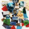 100g/Lot Mosaic Tiles Stained Glass Mosaic DIY Handmade Coaster Mosaic Puzzle Making Art Wall Decoration Supplies Mixed  arte